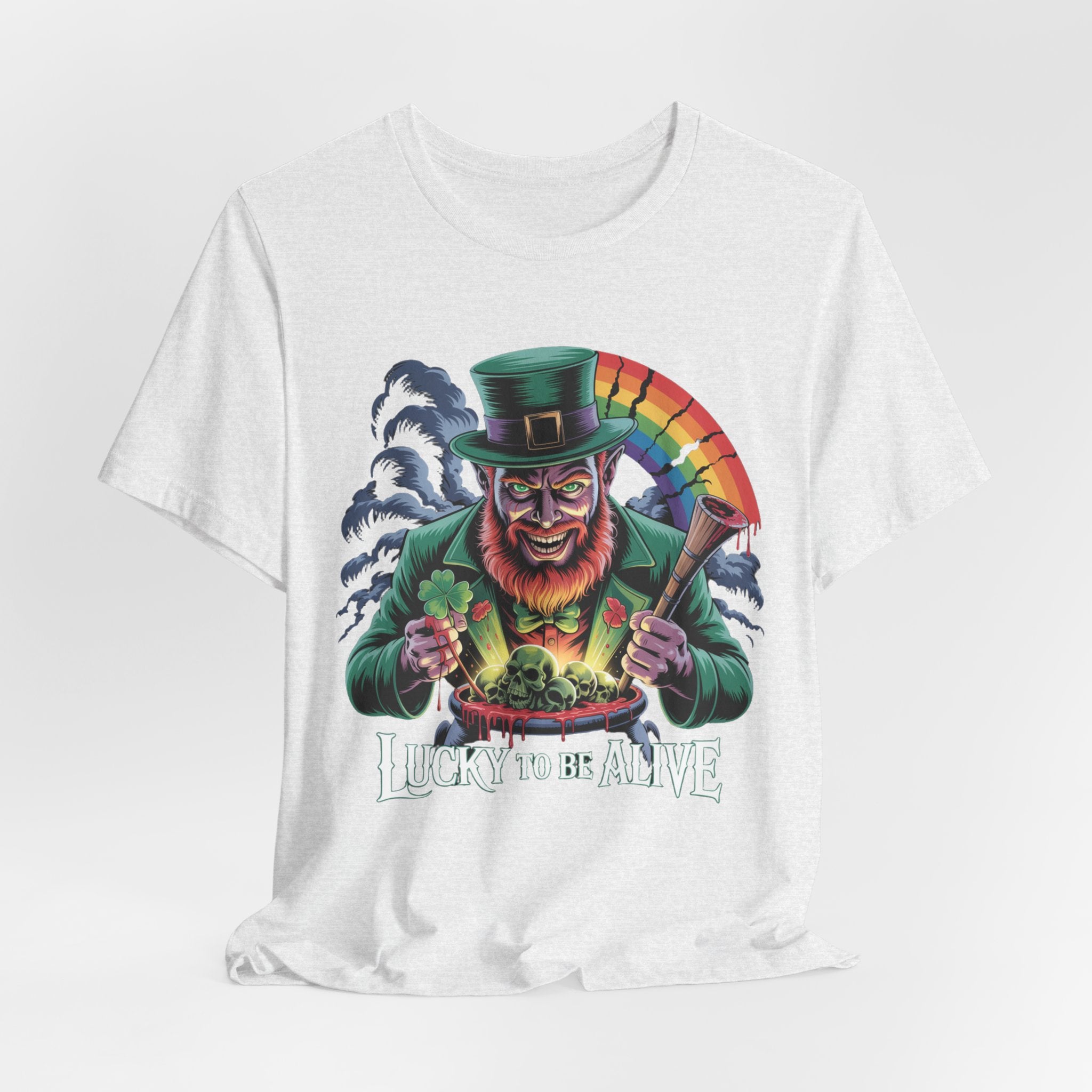 Lucky To Be Alive – Murderous Leprechaun Tee