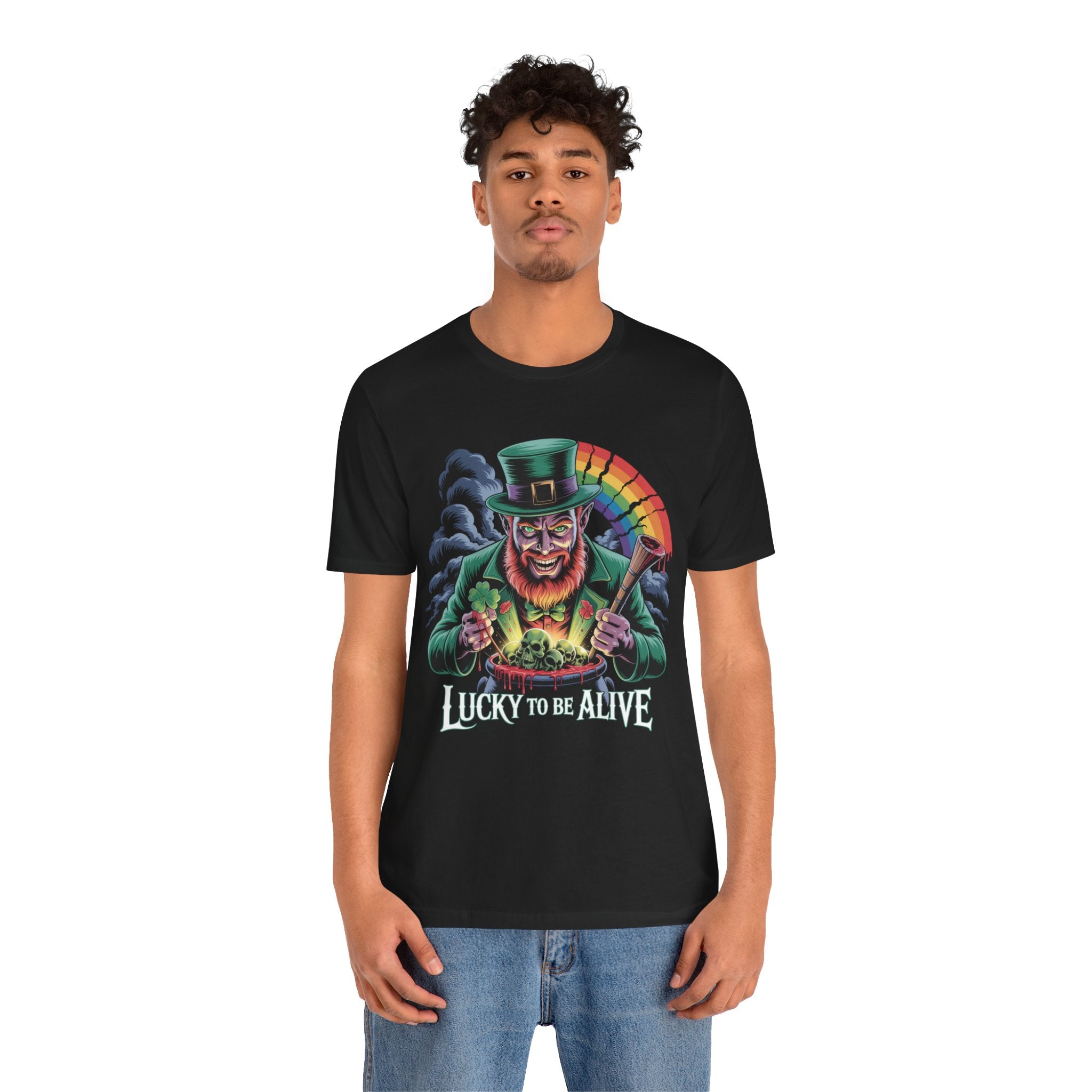 Lucky To Be Alive – Murderous Leprechaun Tee