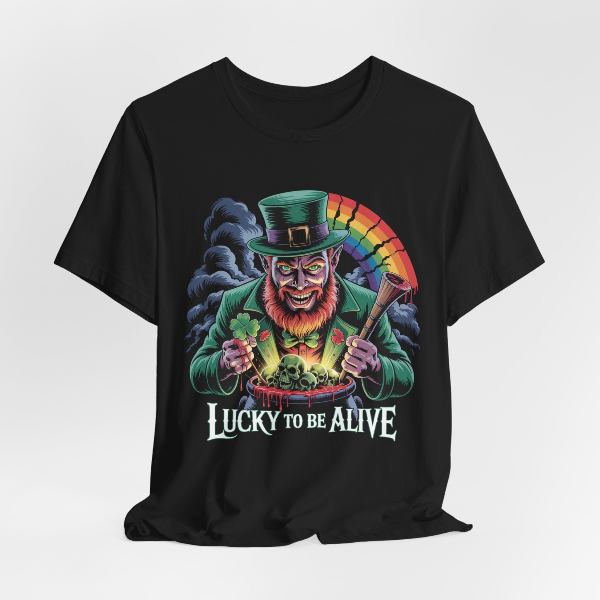 Lucky To Be Alive – Murderous Leprechaun Tee